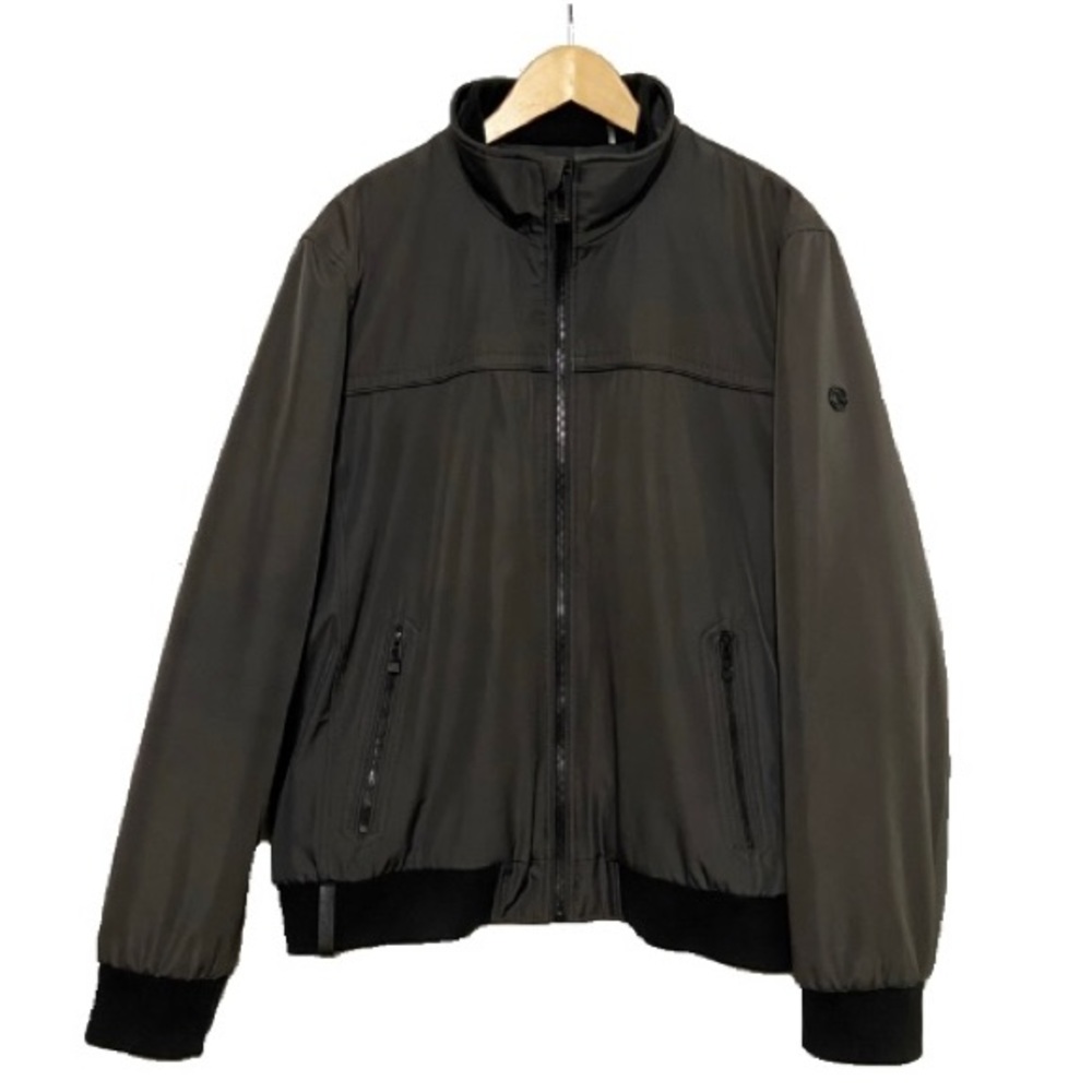 Calvin Klein dark grey ripstop bomber jacket - Picture 2 of 9